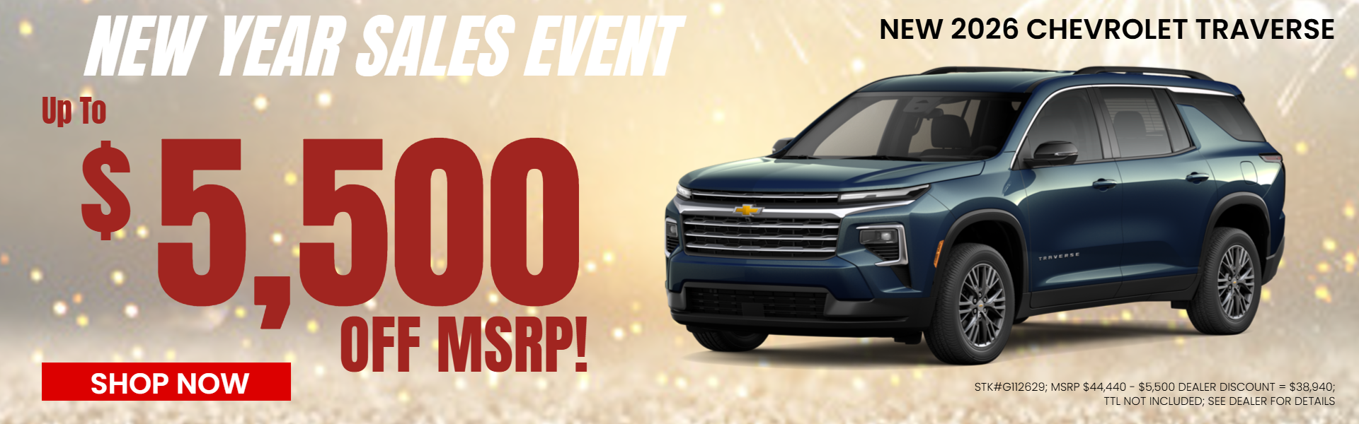 NEW 2026 CHEVROLET TRAVERSE