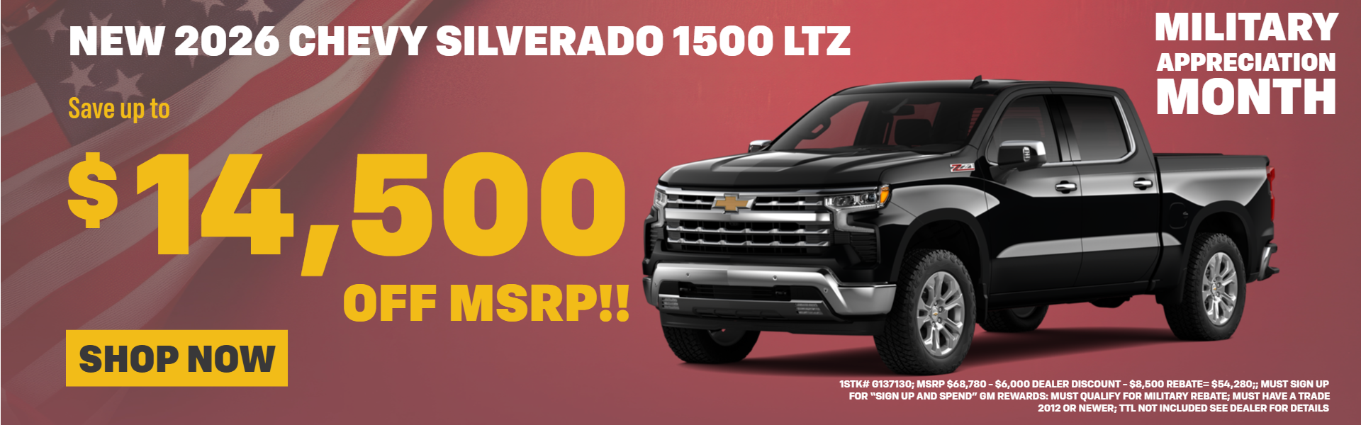 SILVERADO 1500 OFFER FROM GLENN POLK CHEVROLET