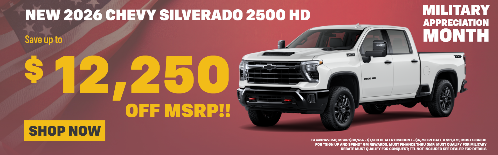 SILVERADO 2500 HD OFFER FROM GLENN POLK CHEVROLET