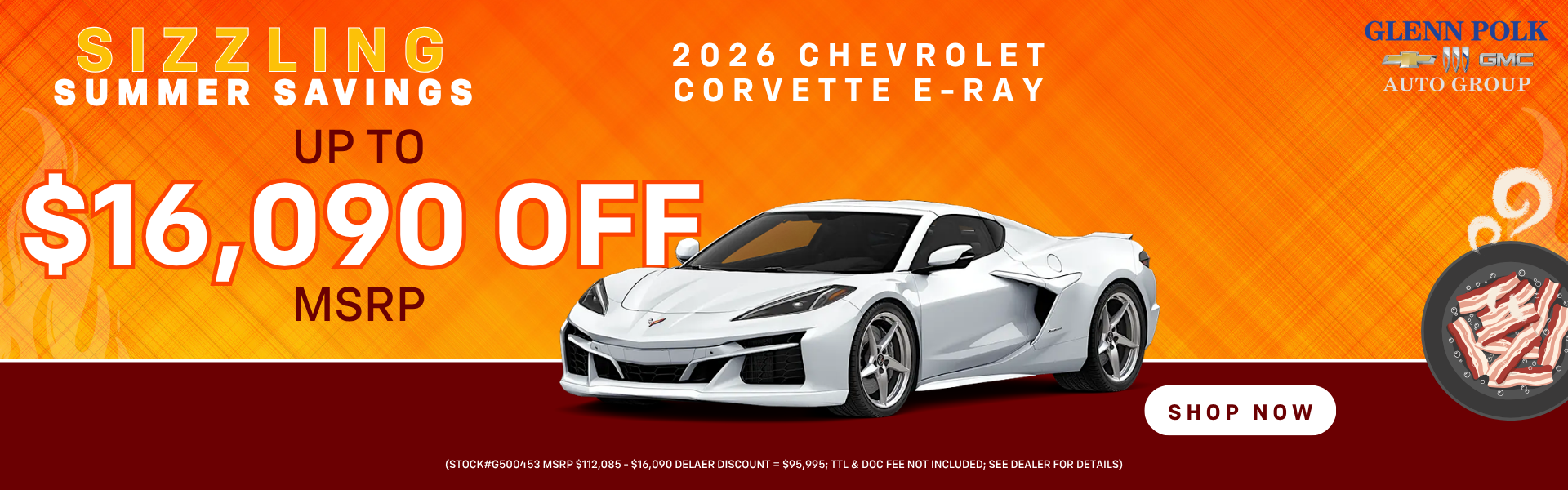CORVETTE OFFER AT GLENN POLK IN GAINESVILLE